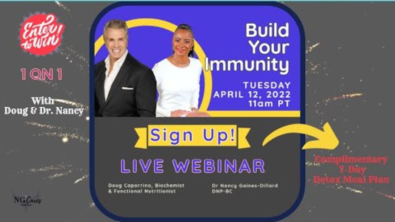 Webinar Build your immunity 4/12/22